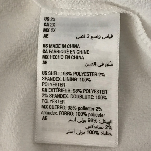 AND NOW THIS Ruffled Midi Dress Fit & Flare White Women’s Plus Size 2X - Picture 16 of 16